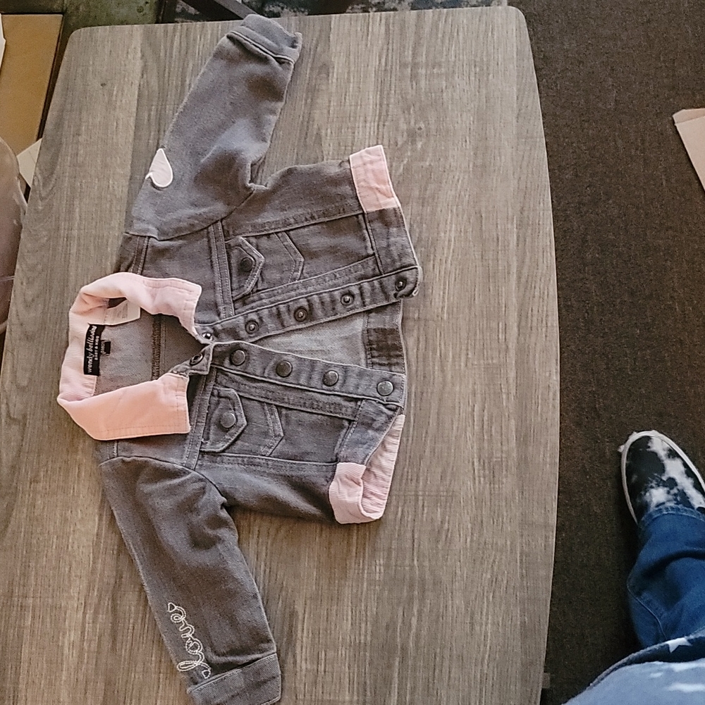 6 month girl Jean jacket